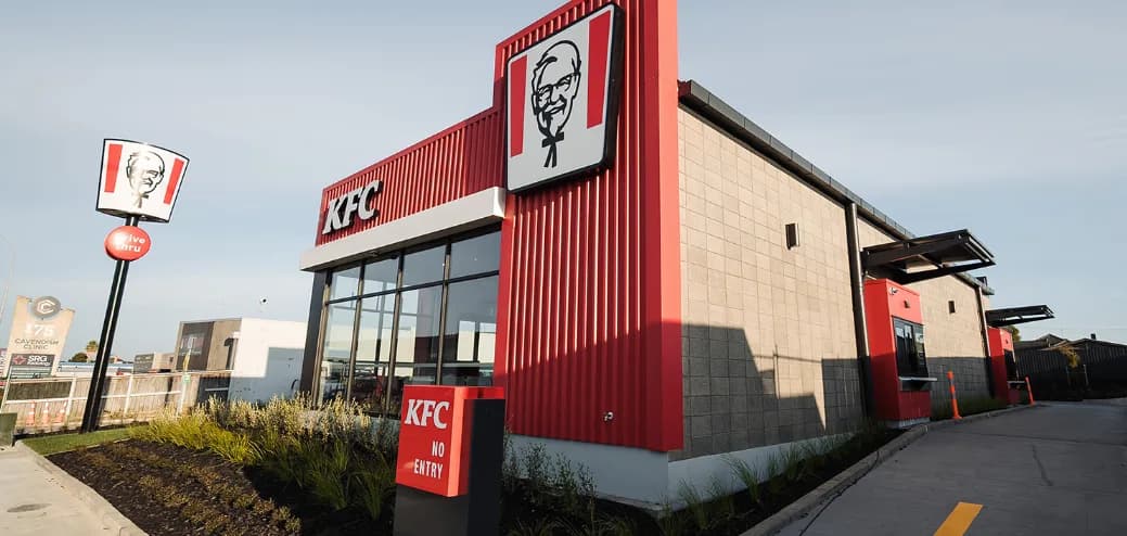 KFC, Cavendish Drive, commercial project at Manukau, Auckland